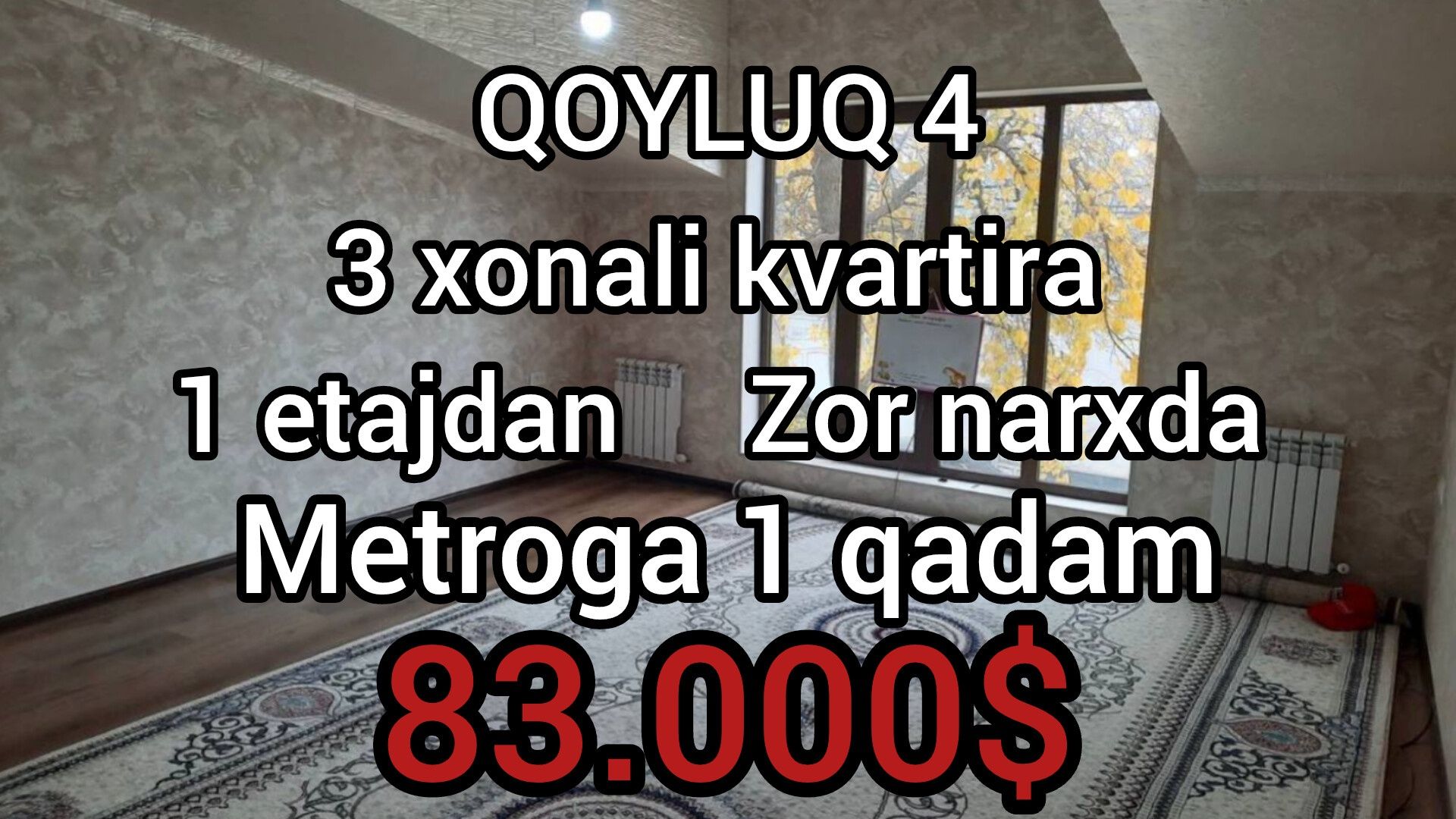 Qoyliq 4. 3xonali sotilaid