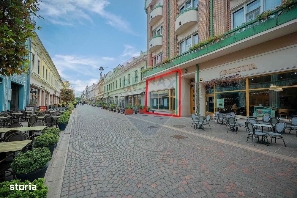 Spațiu comercial 90mp de închiriat în zona Ultracentral, V. Alecsandri