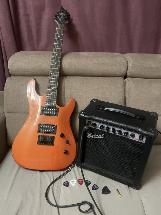 Электрогитара Cort KX100 + Комбоусилитель Levinson Belcat 15RG