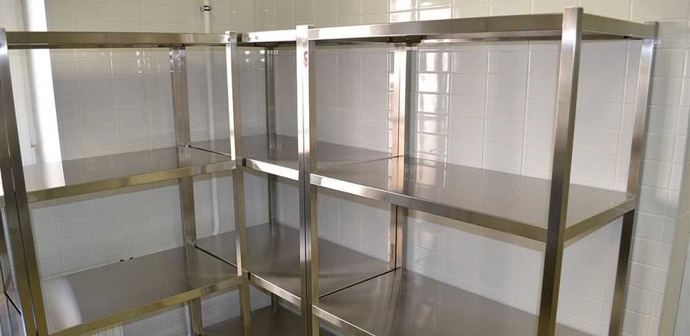 Стеллажи из нержавеющей стали