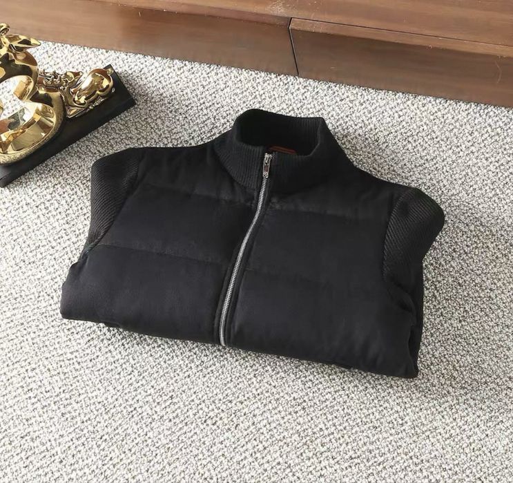Geaca neagra de barbati Zegna