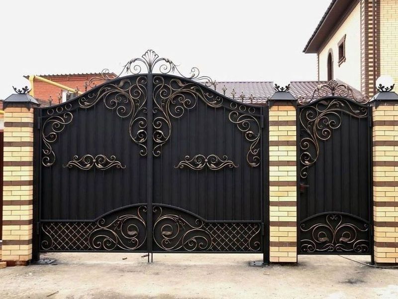 Ворота для дома из цеха