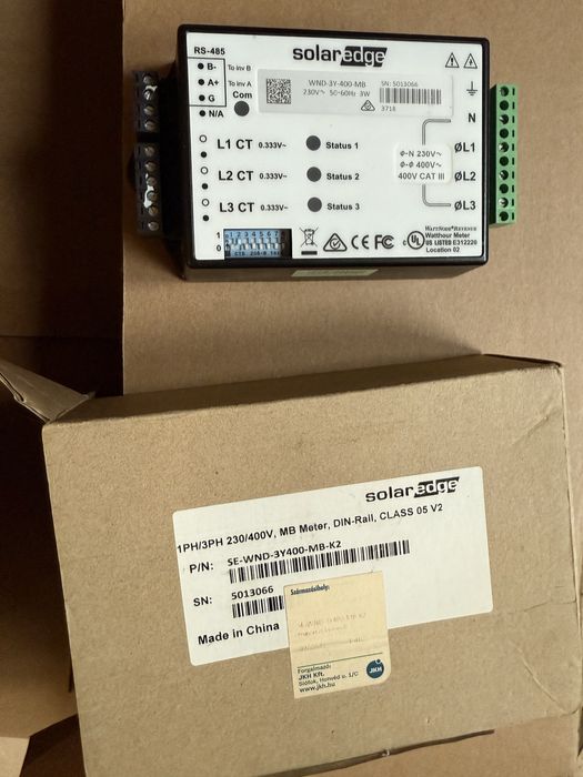 Smartmeter solaredge cu protocol modbus SE WND 3Y 400