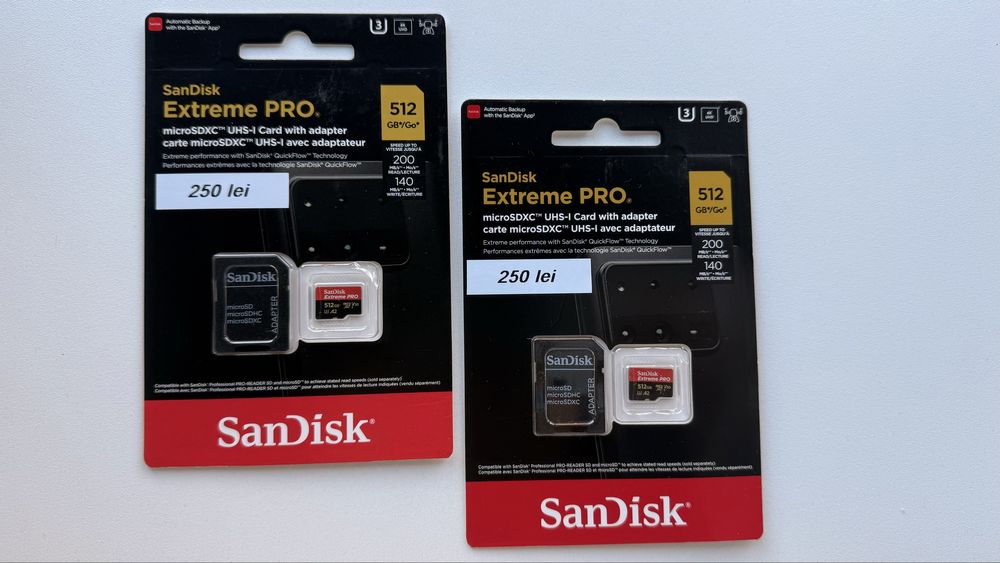 Card de memorie SanDisk Extreme Pro SDXC/ 512Gb
