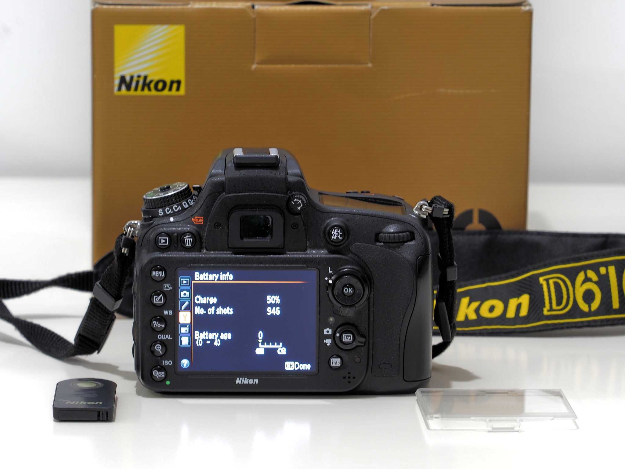 Nikon D610,  26k cadre  impecabil, full frame