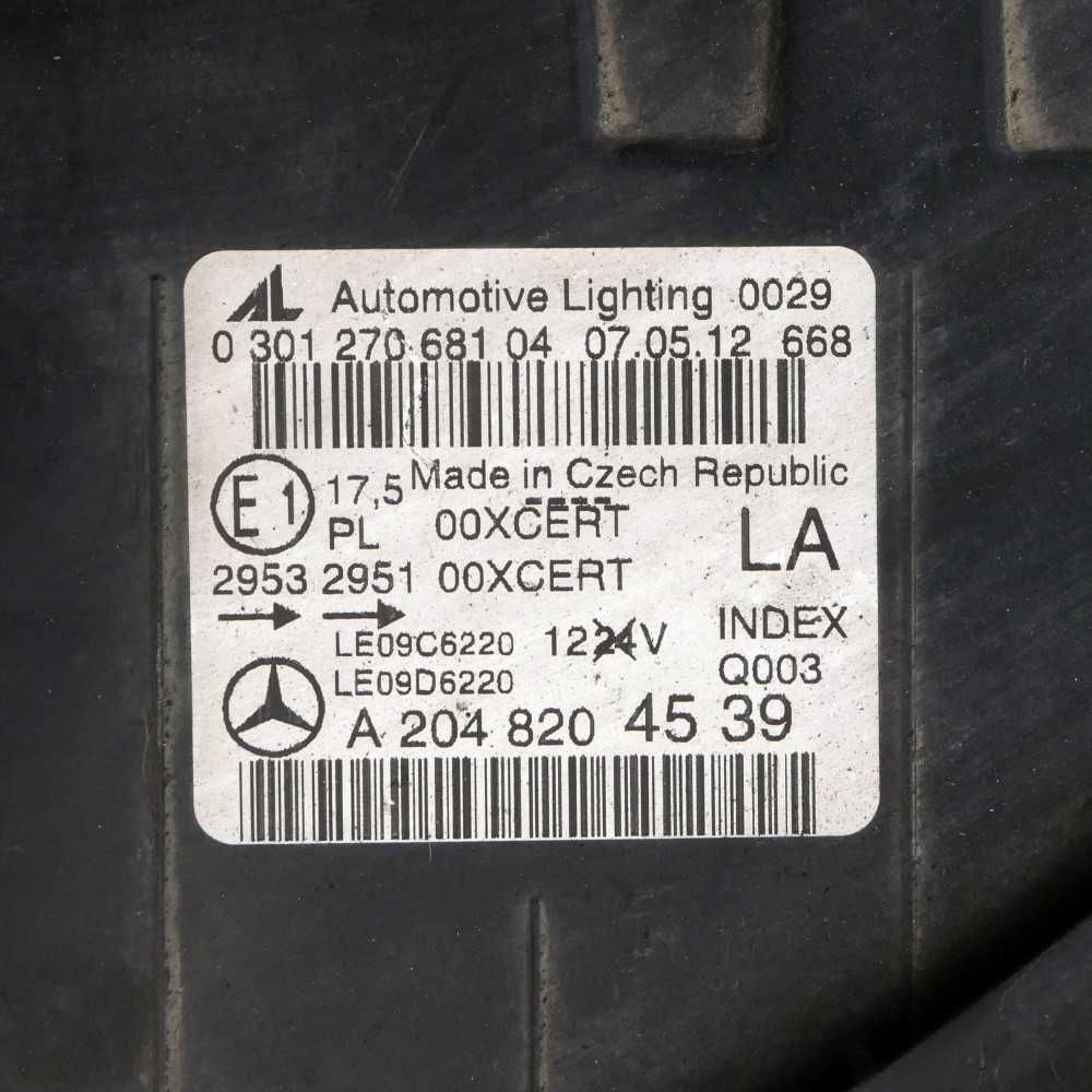 Ляв ксенонов фар Mercedes-Benz C-Class 204 (W/S/C)  ID: 145439