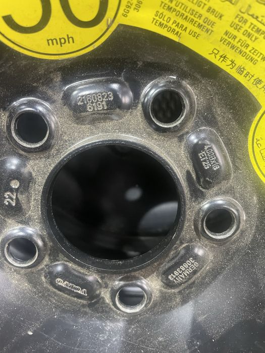 Резервни гуми патерици 5х108/16цола volvo и ford