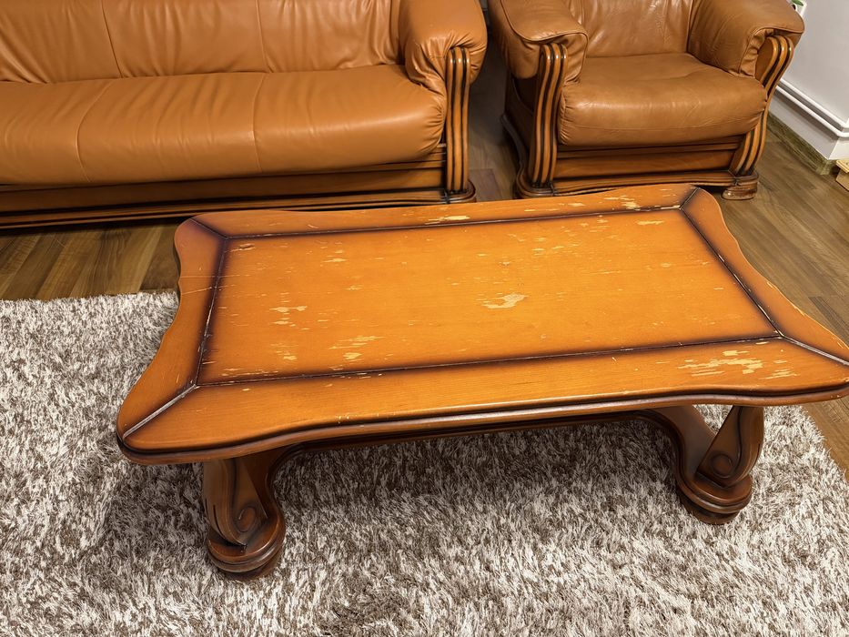 Vand Canapea+Fotoliu+Masa pentru living(dulap baie inclus)