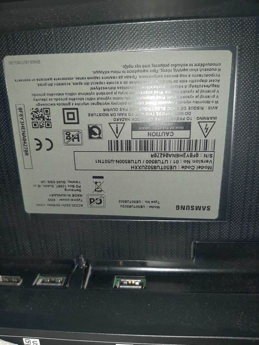 Tv smart samsung Ue50tu 8500.