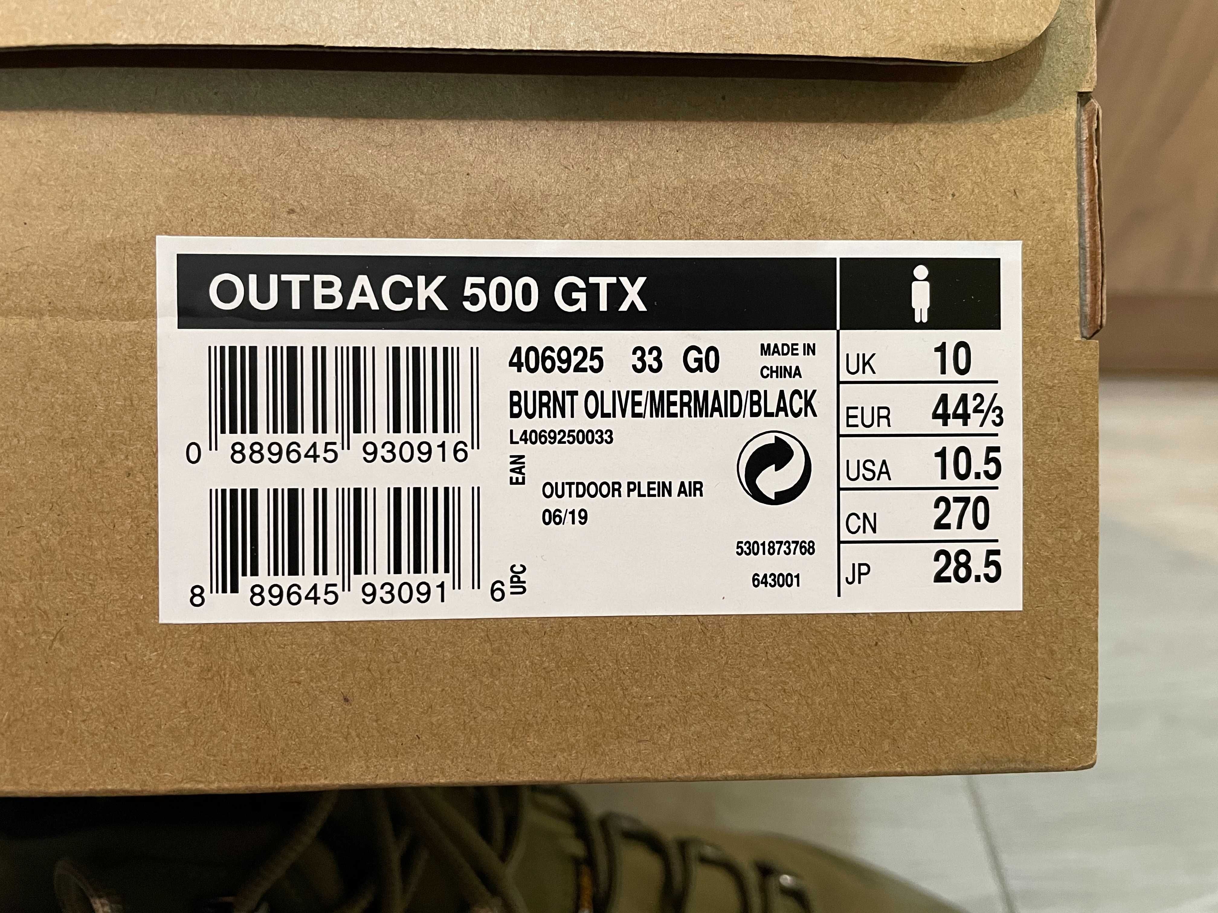 salomon OUTBACK 500 GTX gore-tex мъжки обувки номер 44 2/3