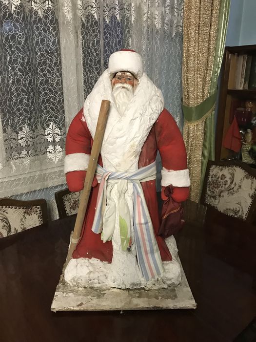 Дедушка мороз Дед мороз СССР Советский Ретро Винтаж Огромный