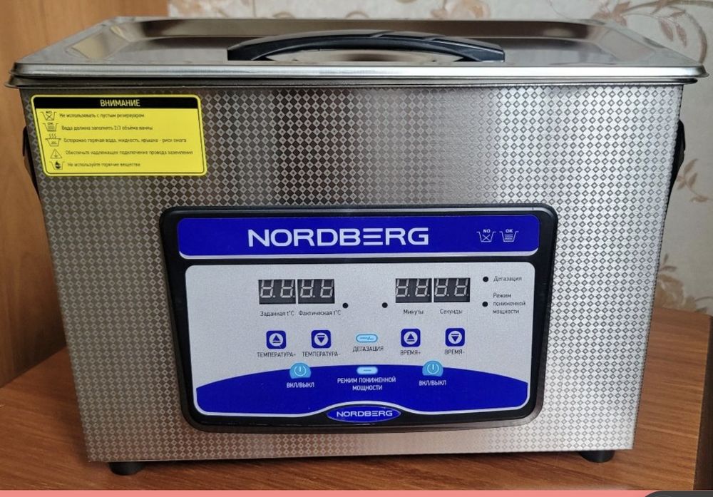 Ультразвуковая ванна NU45D NORDBERG мойка с подогревом таймером новая
