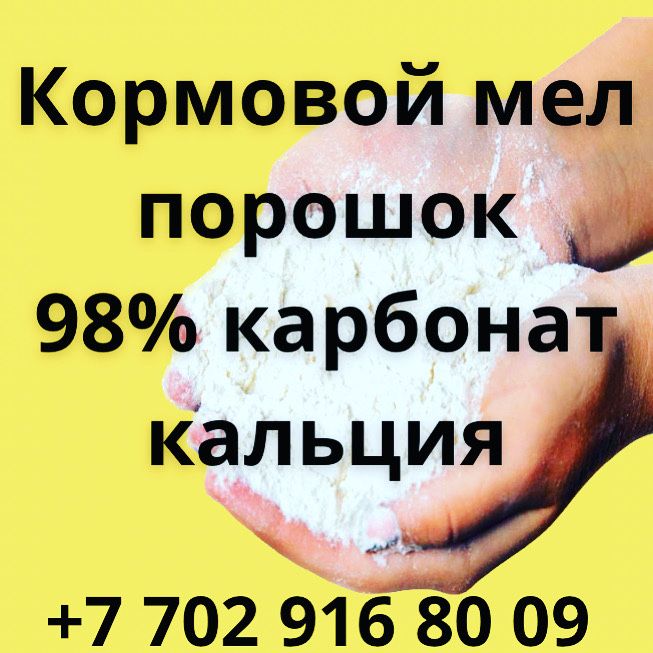 Мел природный кормовой (карбонат кальция)