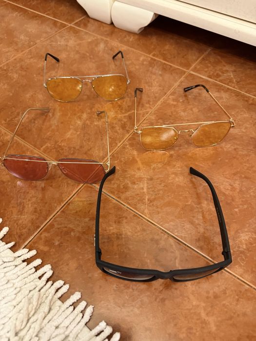 Очки разные новые. Покупала  в разных странах.