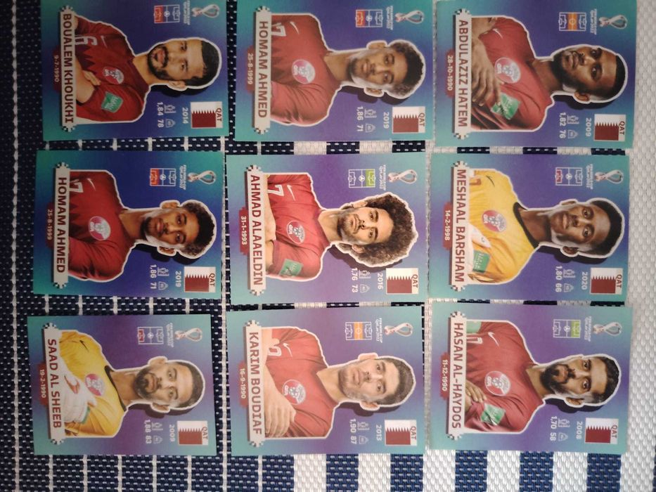 cartonase panini world cup 2022