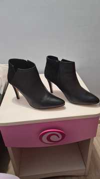 Botine dama piele