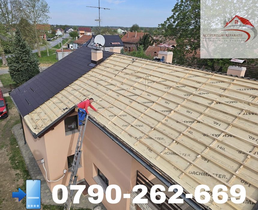 Montaj acoperis, țiglă ceramica, renovare acoperișuri, Dulgherie.