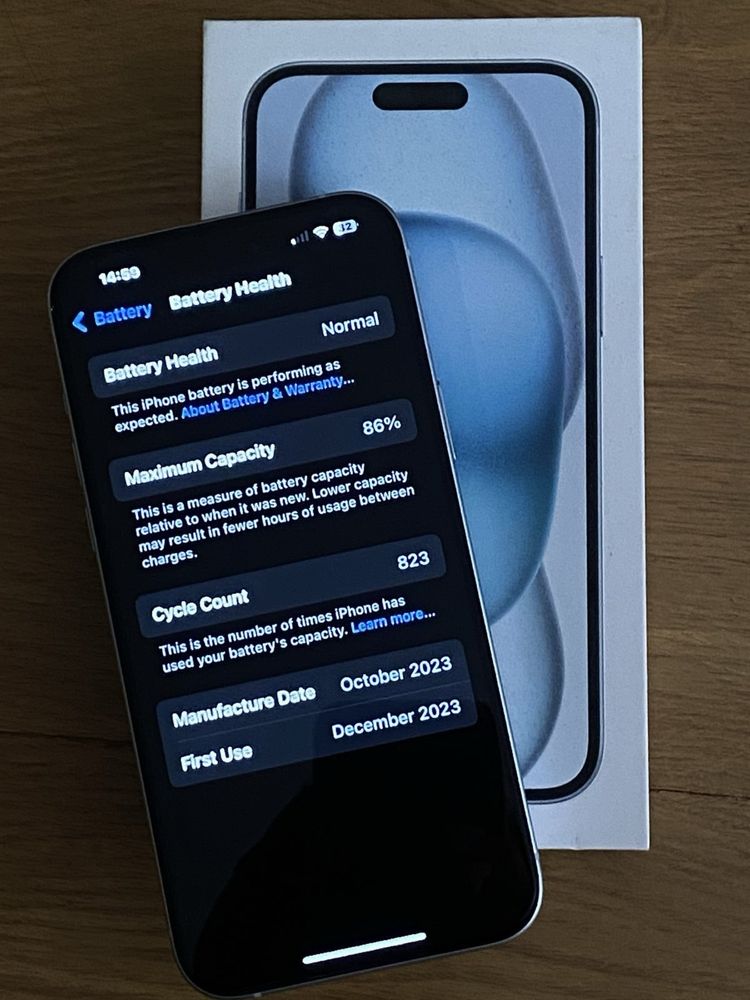 IPhone 15 plus, 256GB, Blue