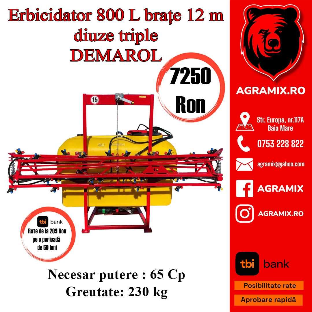 Pompe erbicidat 200/300/400/ 600/800 L noi Agramix poloneze/ Demarol