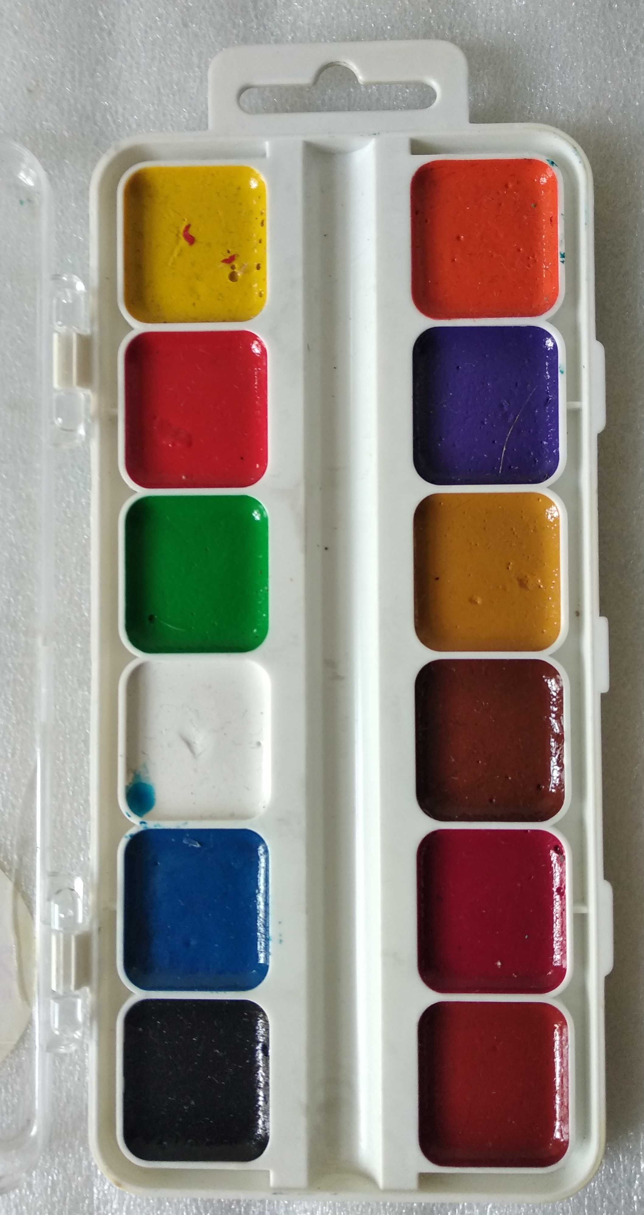 Новые акварельные краски (24 цвета)