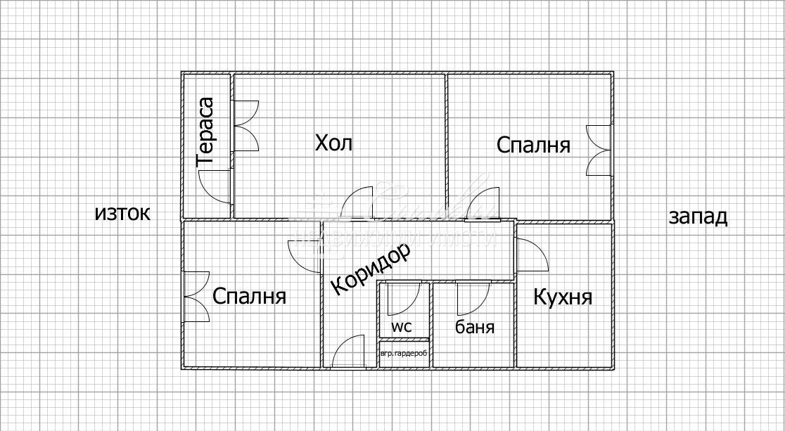 Тристаен апартамент до училищата - кв.Добруджански