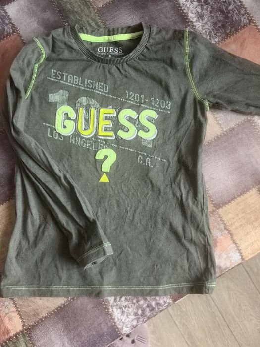 Детска блуза с дълъг ръкав Guess