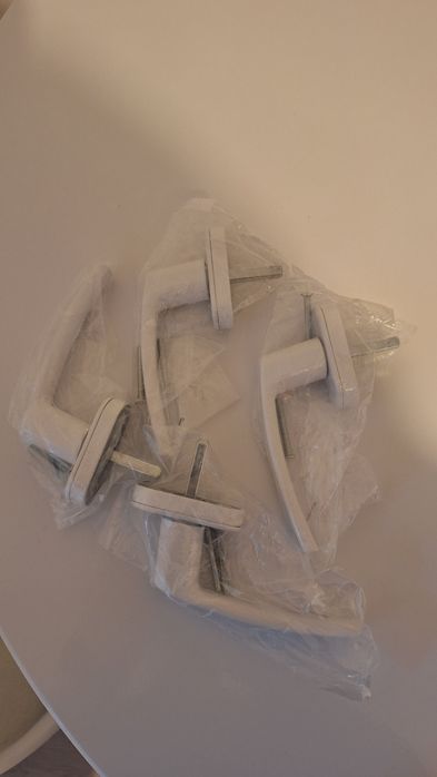 Mâner de Fereastră cu Închidere 4-Piese Aluminiu Solid pentru Feroneri