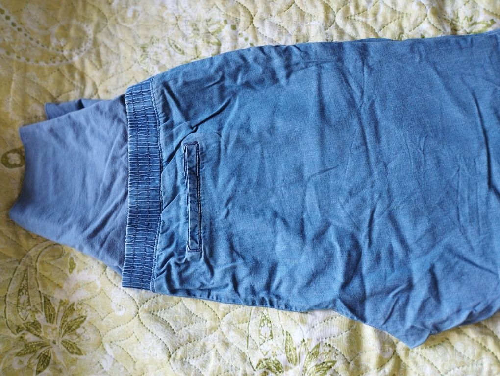 Брючки-джинсы летние для беремняшек