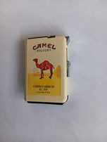 Tabachera cu bricheta Camel,veche, de colectie, perioada comunista RSR