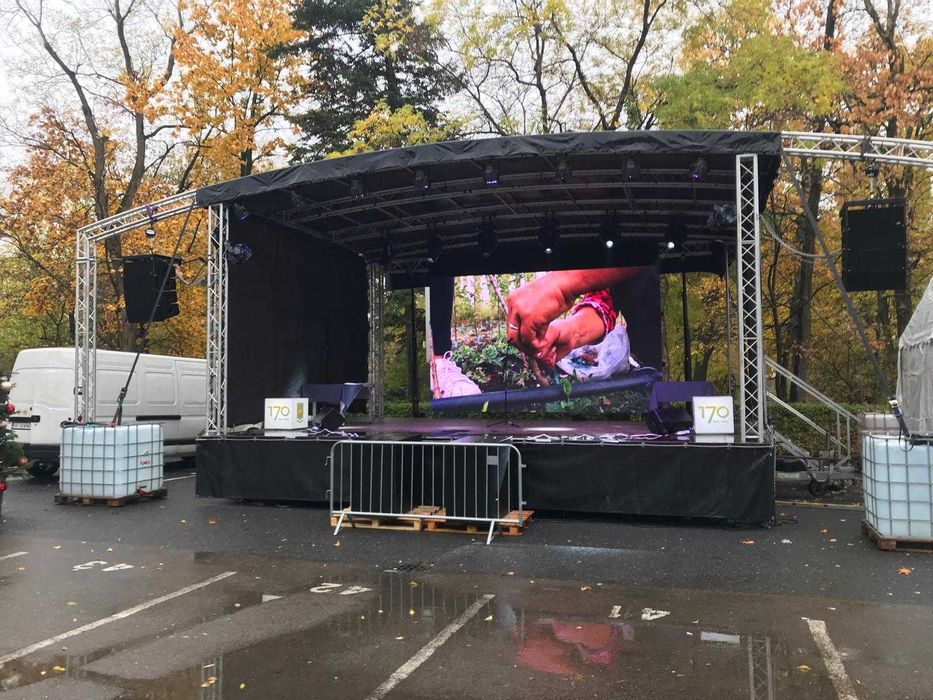 Inchiriez echip audio,lumini,led,scena pentru spectacole,conferinte