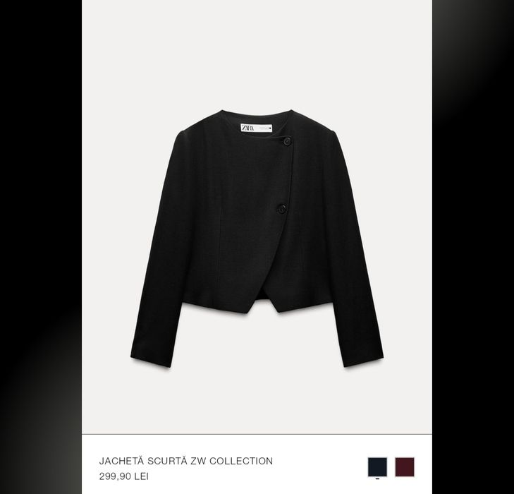 Vând sacou scurt zara