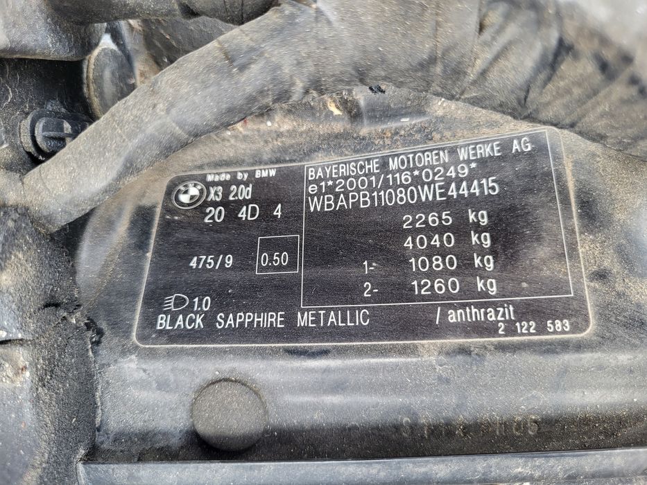 Motor bmw x3 e83 m47n2