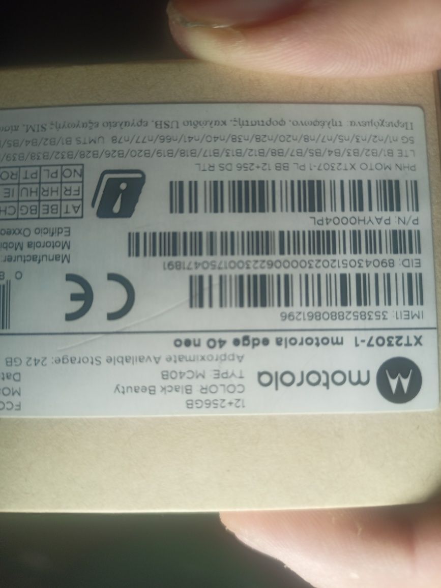 Moto edge 40 NE0