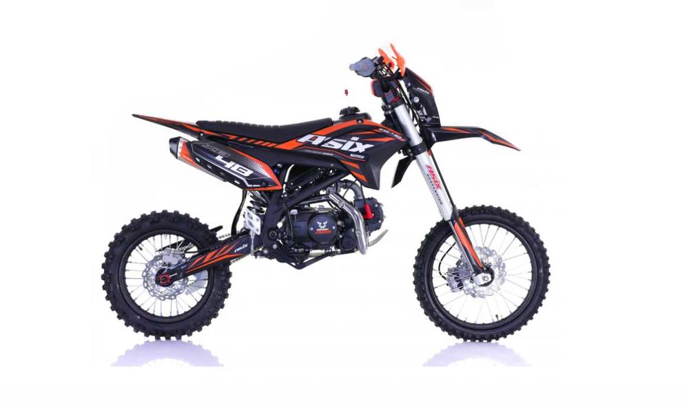 Motocicleta Enduro/Cross Asix XB48 125cc, 4T,17"/14",negru/portocaliu