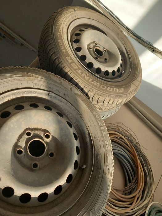 195х65х15 зимни гуми с джанти 5х112