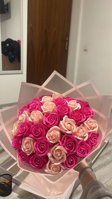 Buchet Trandafiri din Sapun parfumati