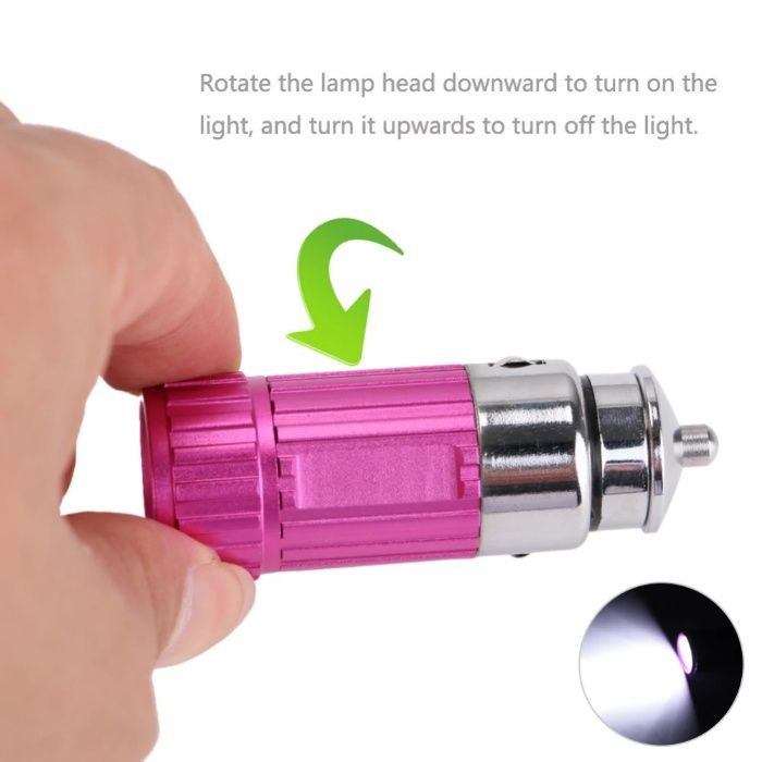 Алуминиево фенерче с вградена батерия