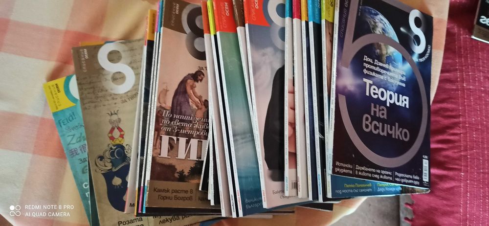 Списание 8, стари броеве