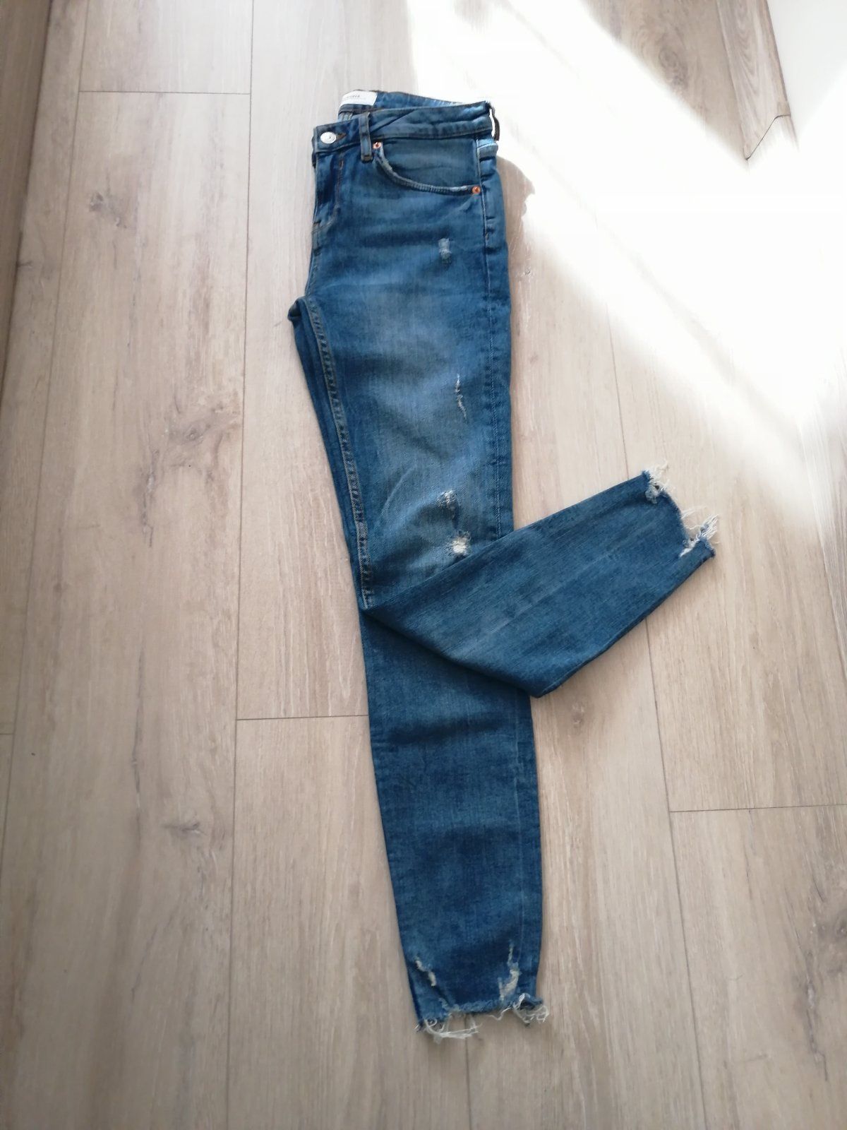 Дънки Mid-rise skinny ZARA