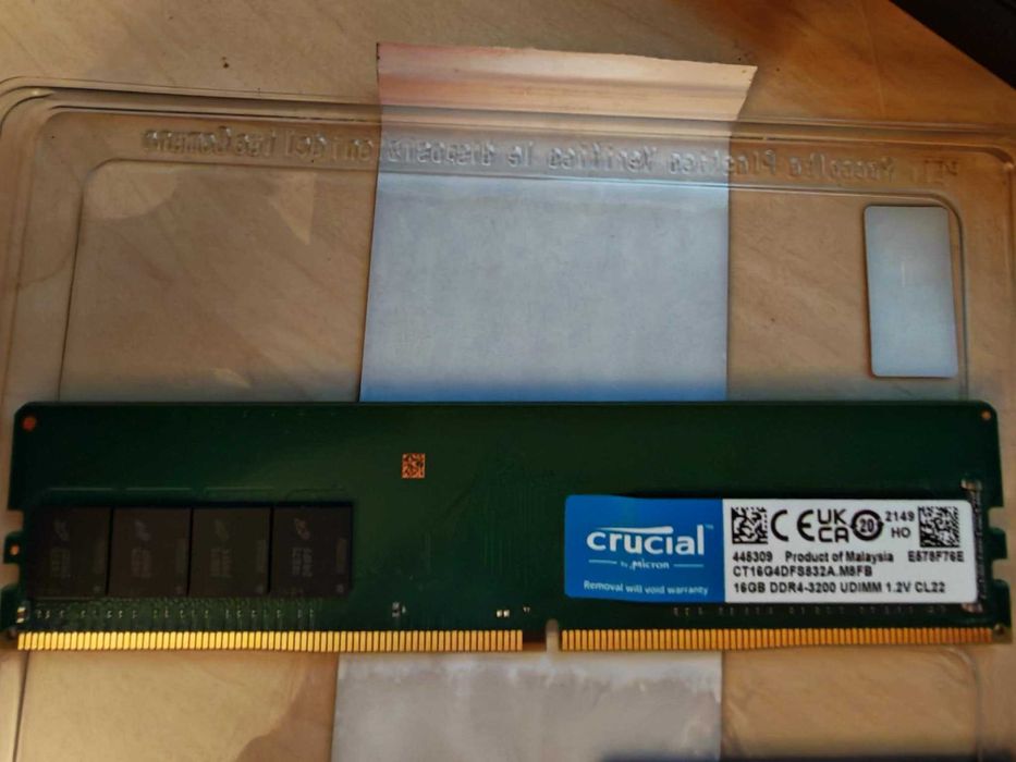 RAM 16GB 16gb Crucial 3200Mhz DDR4