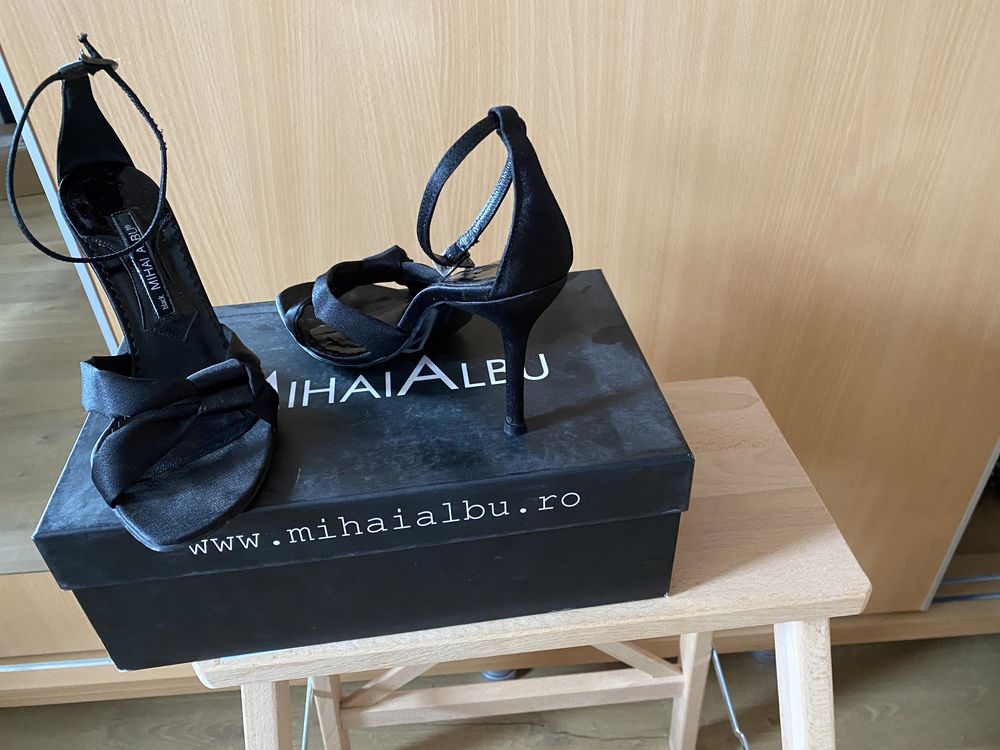 Sandale piele midel animal print