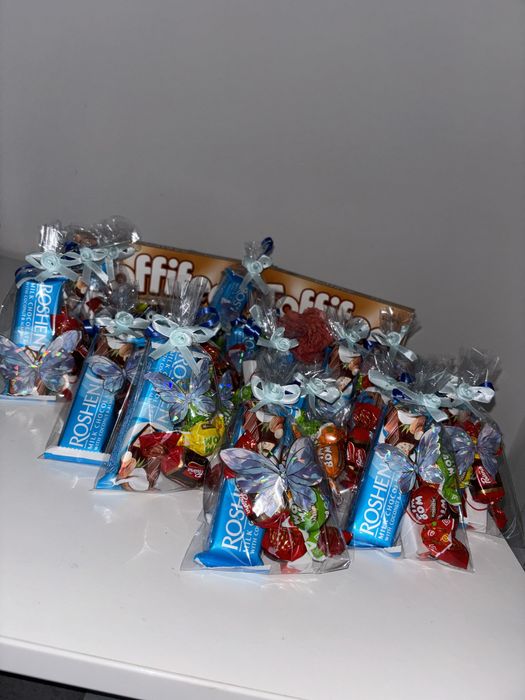 Pachețele cu dulciuri pentru copilași