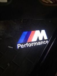 Set 2 proiectoare portiere LED logo M Performance