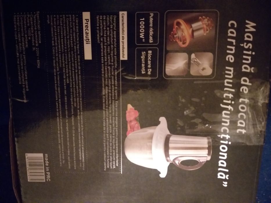 Tocator electric 1000w capacitate 3kg.