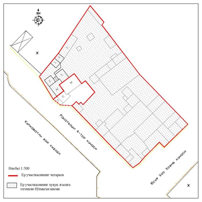 Участок 3 сотки. Под Строительства. Ор-р. Rakat Boshi.