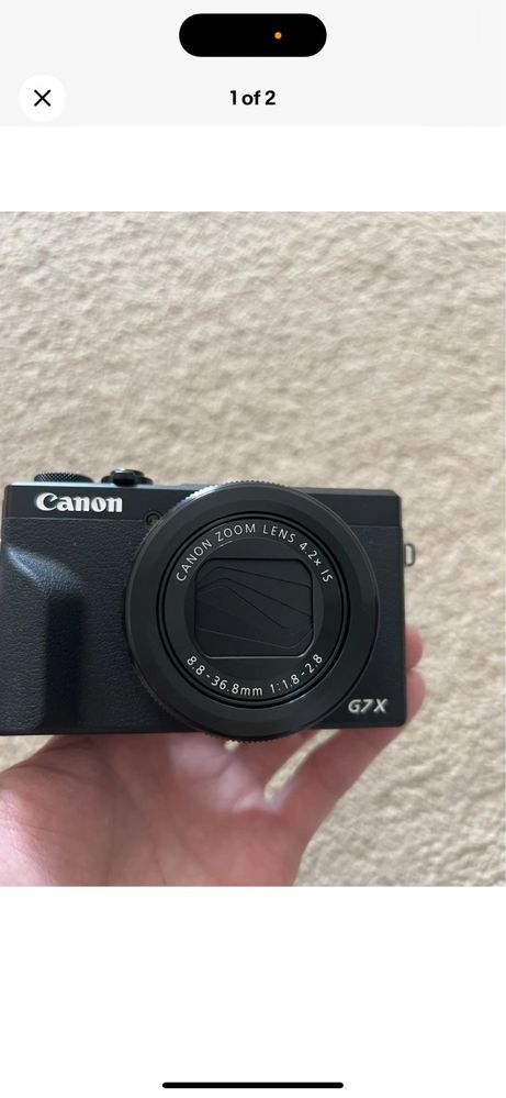 Нов Фотоапарат Canon g7x Mark III