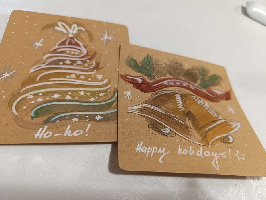 Рисувам по поръчка, картички (Коледа, Рожден ден и др.)