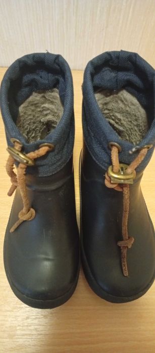 Детски гумени ботуши с вълна
