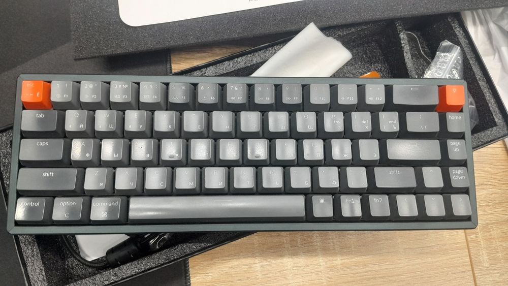 Keychron k6. Yengide turibti
