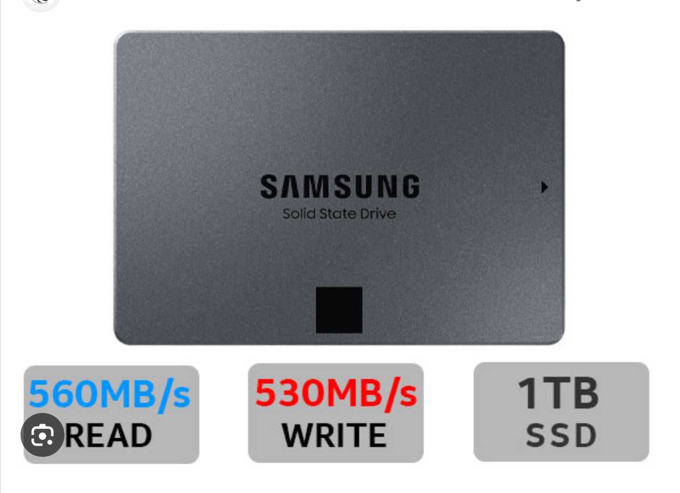 1TB SSD SAMSUNG 870 QVO SATA 3 2.5 inch Solid State Drive диск ссд